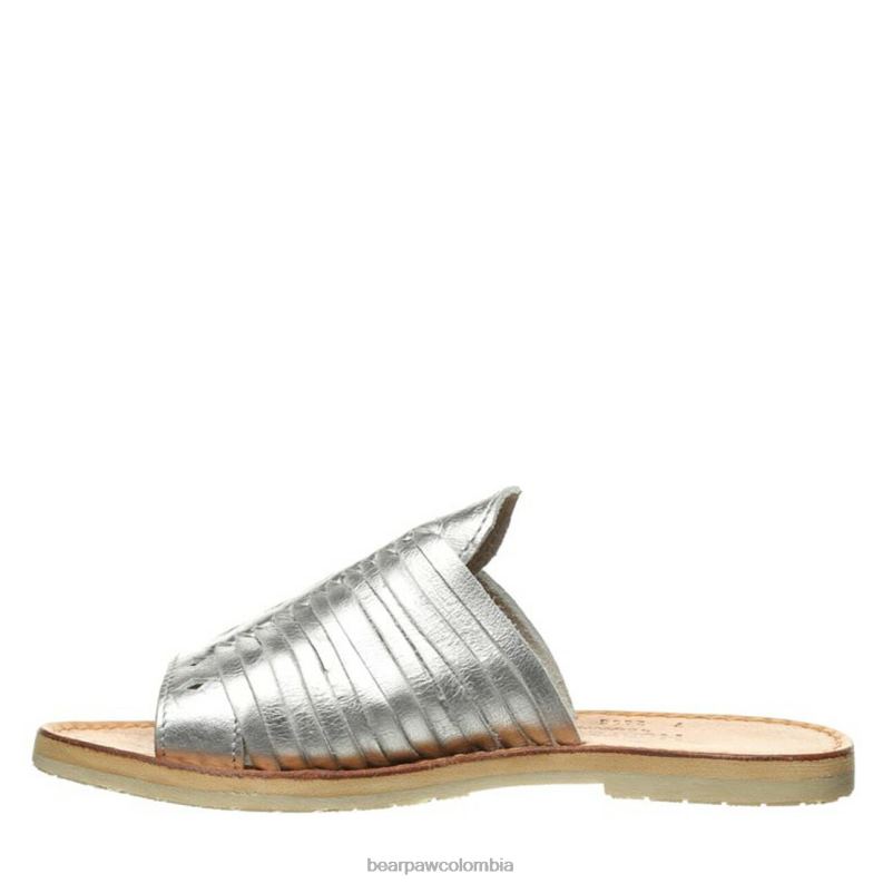 BEARPAW 8B2H428 sandalias plata mujer rosa