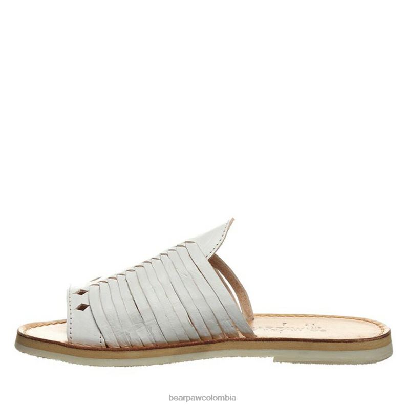 BEARPAW 8B2H430 sandalias blanco mujer rosa