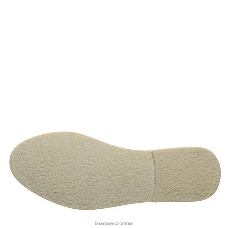 BEARPAW 8B2H430 sandalias blanco mujer rosa
