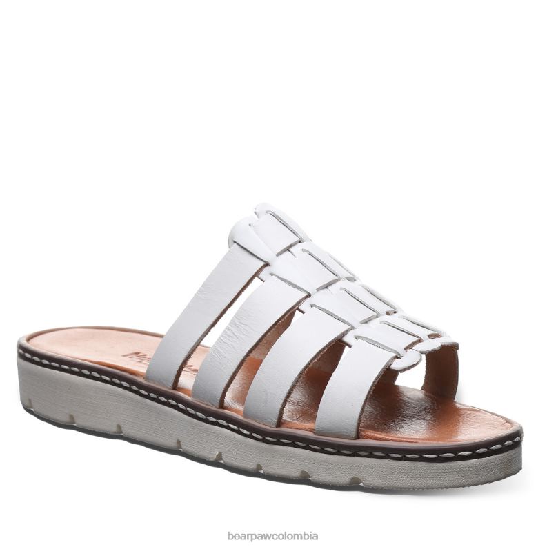BEARPAW 8B2H444 sandalias blanco mujer vanessa