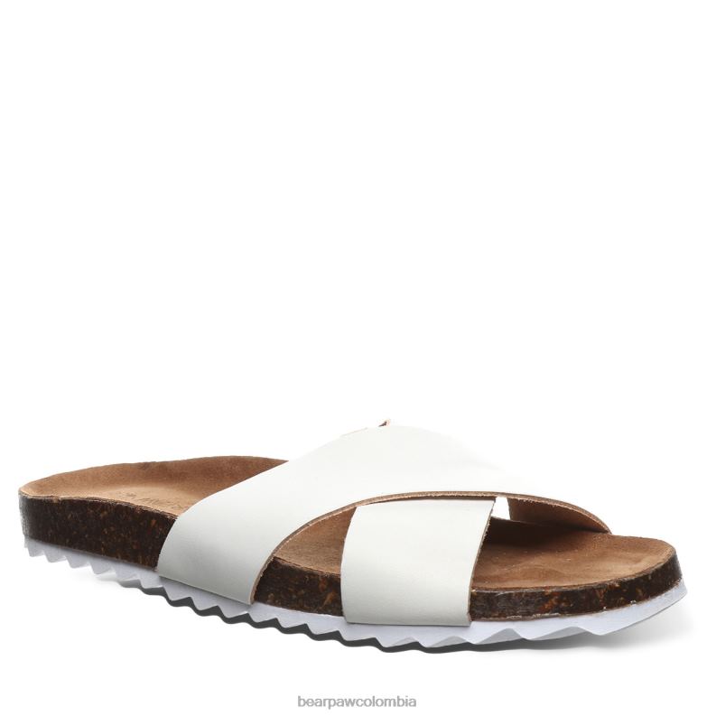 BEARPAW 8B2H448 sandalias blanco mujer Margarita