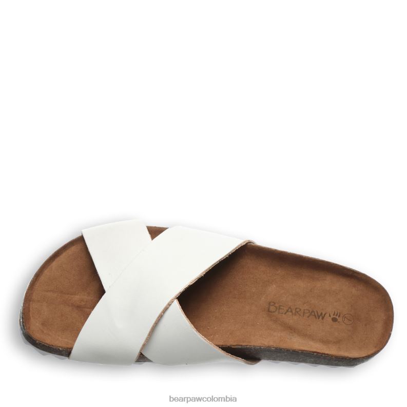 BEARPAW 8B2H448 sandalias blanco mujer Margarita