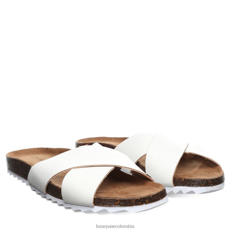 BEARPAW 8B2H448 sandalias blanco mujer Margarita