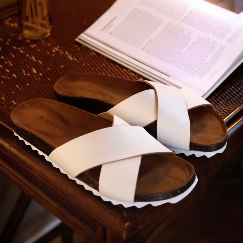 BEARPAW 8B2H448 sandalias blanco mujer Margarita