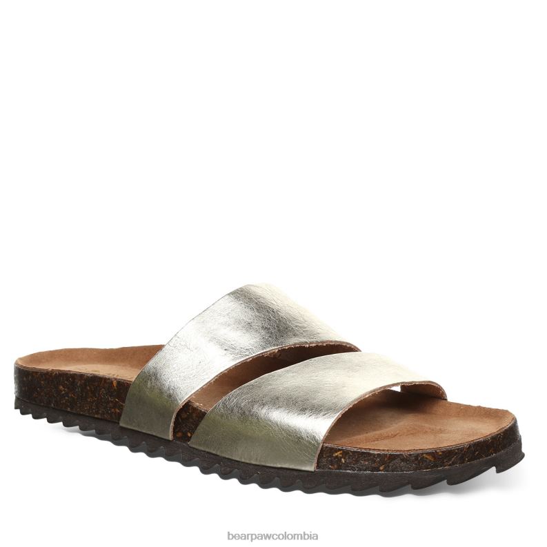BEARPAW 8B2H455 sandalias champán mujer desaparecido en combate
