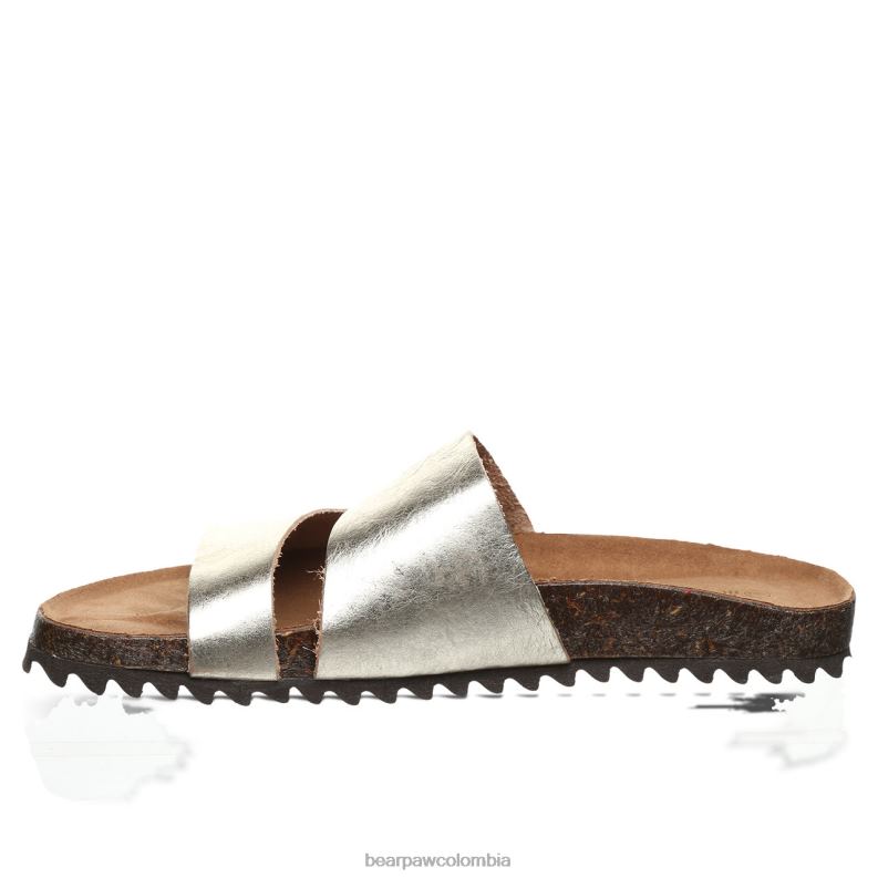 BEARPAW 8B2H455 sandalias champán mujer desaparecido en combate