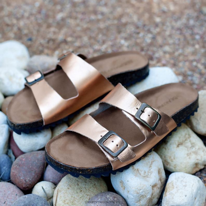 BEARPAW 8B2H456 sandalias oro rosa mujer julieta