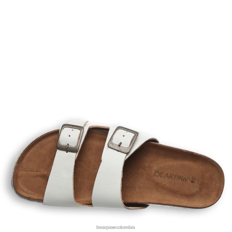 BEARPAW 8B2H458 sandalias blanco mujer julieta