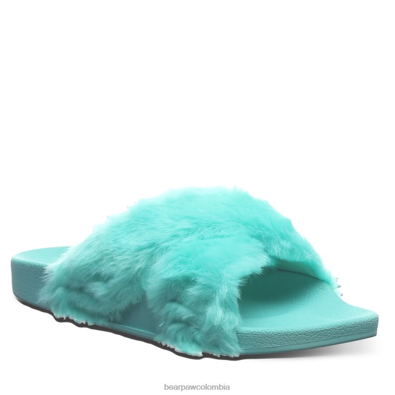 BEARPAW 8B2H460 sandalias verde mujer lauryn