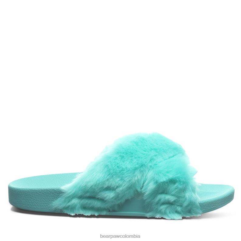 BEARPAW 8B2H460 sandalias verde mujer lauryn