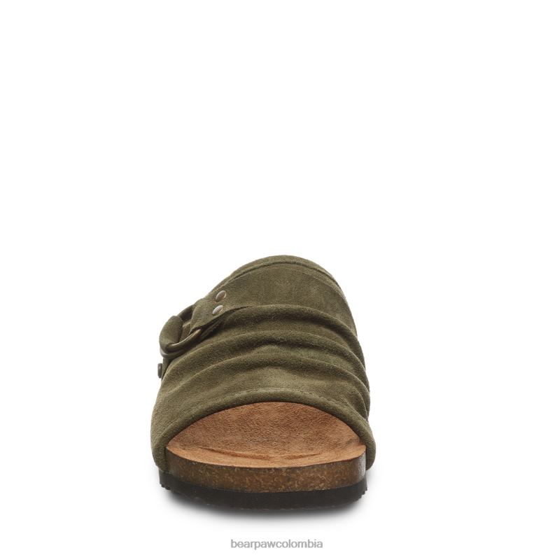 BEARPAW 8B2H464 sandalias oliva oscuro mujer lilia