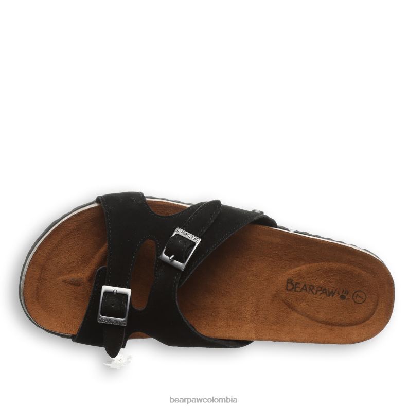 BEARPAW 8B2H471 sandalias negro mujer jaycee