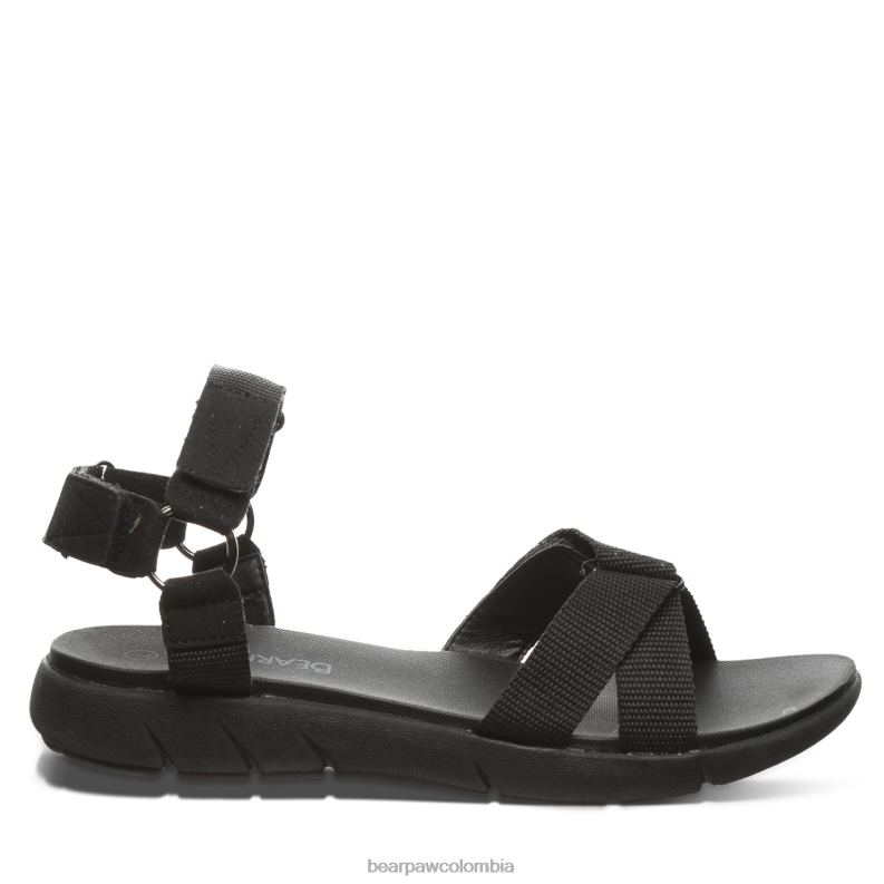 BEARPAW 8B2H473 sandalias negro mujer beca