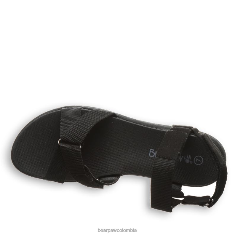 BEARPAW 8B2H473 sandalias negro mujer beca