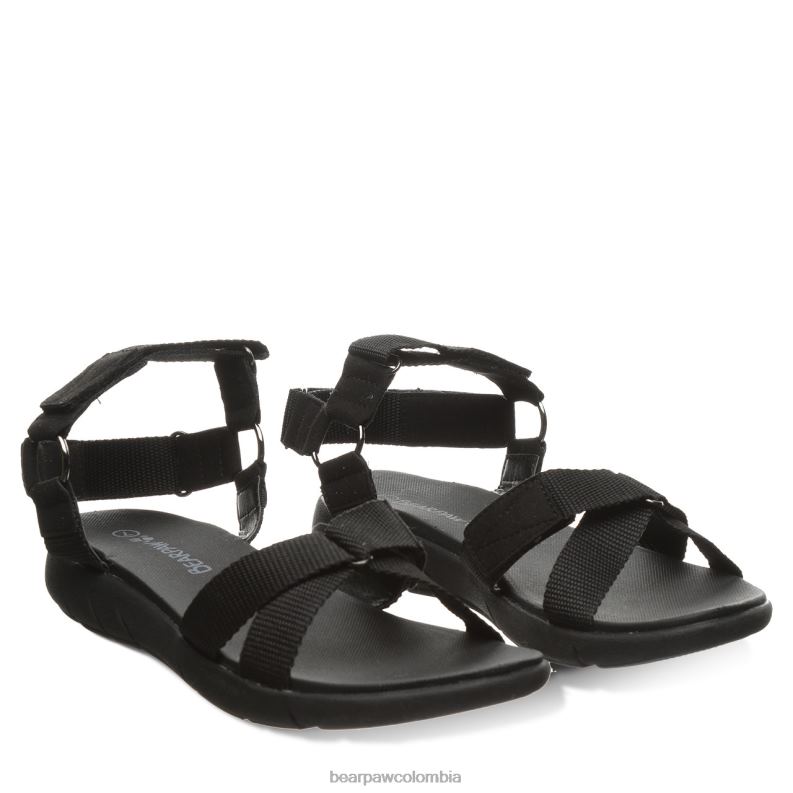 BEARPAW 8B2H473 sandalias negro mujer beca