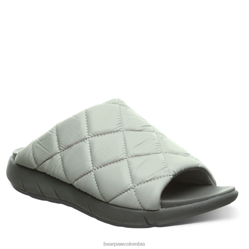 BEARPAW 8B2H476 sandalias gris claro mujer audrey