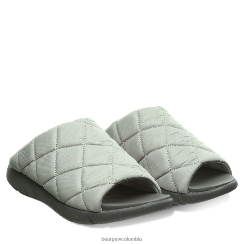 BEARPAW 8B2H476 sandalias gris claro mujer audrey