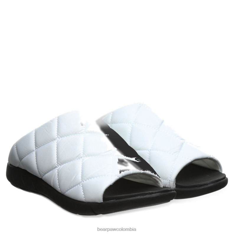 BEARPAW 8B2H478 sandalias blanco mujer audrey