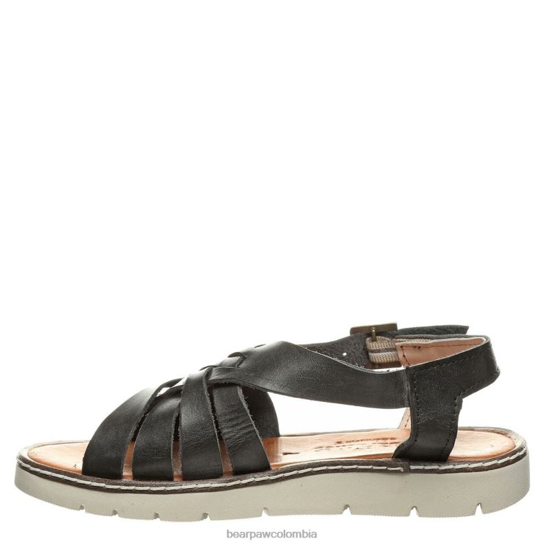 BEARPAW 8B2H491 sandalias negro mujer lea
