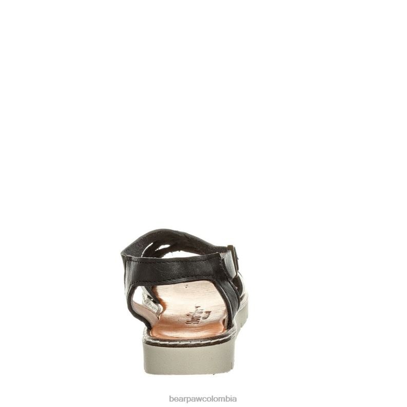 BEARPAW 8B2H491 sandalias negro mujer lea