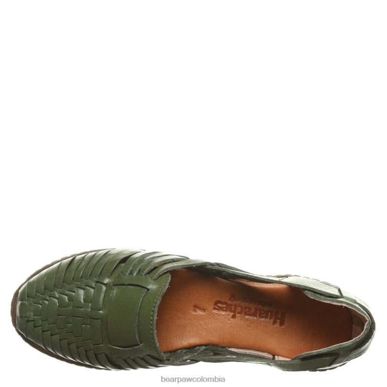 BEARPAW 8B2H492 sandalias verde militar mujer lena