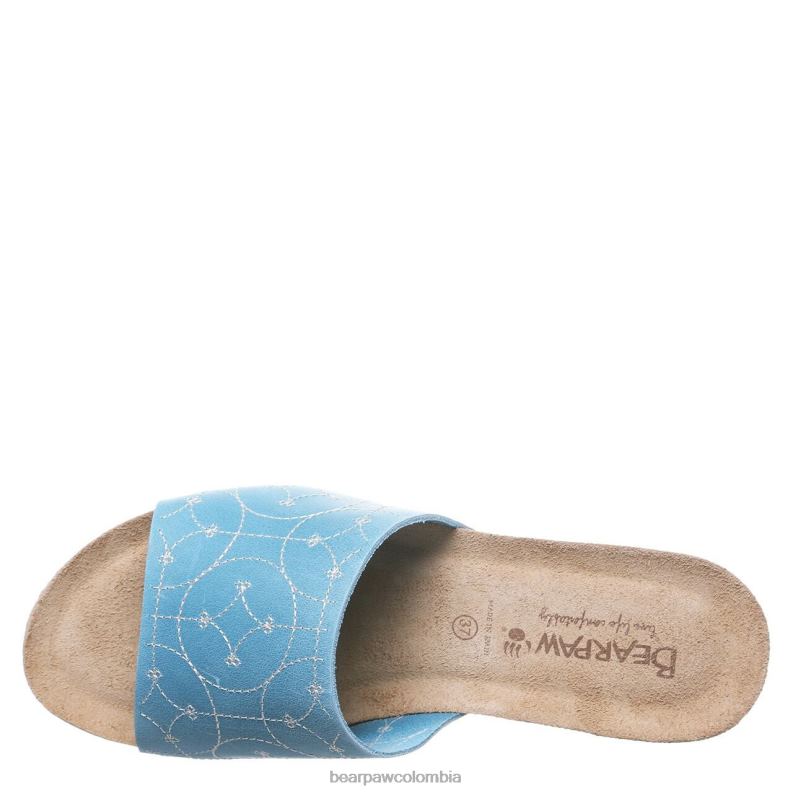 BEARPAW 8B2H495 sandalias azul mujer evian
