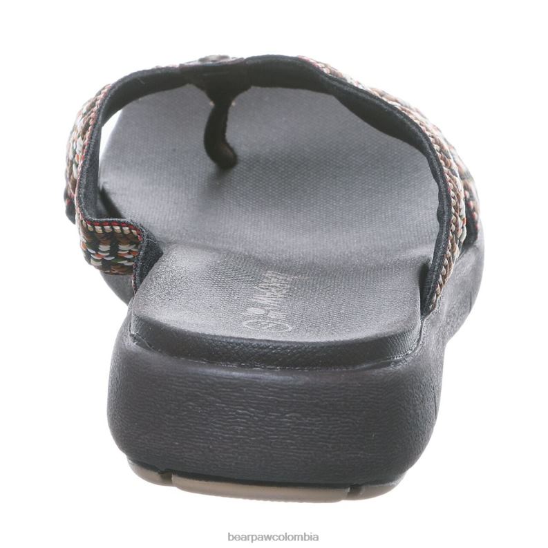 BEARPAW 8B2H496 sandalias chocolate mujer enebro