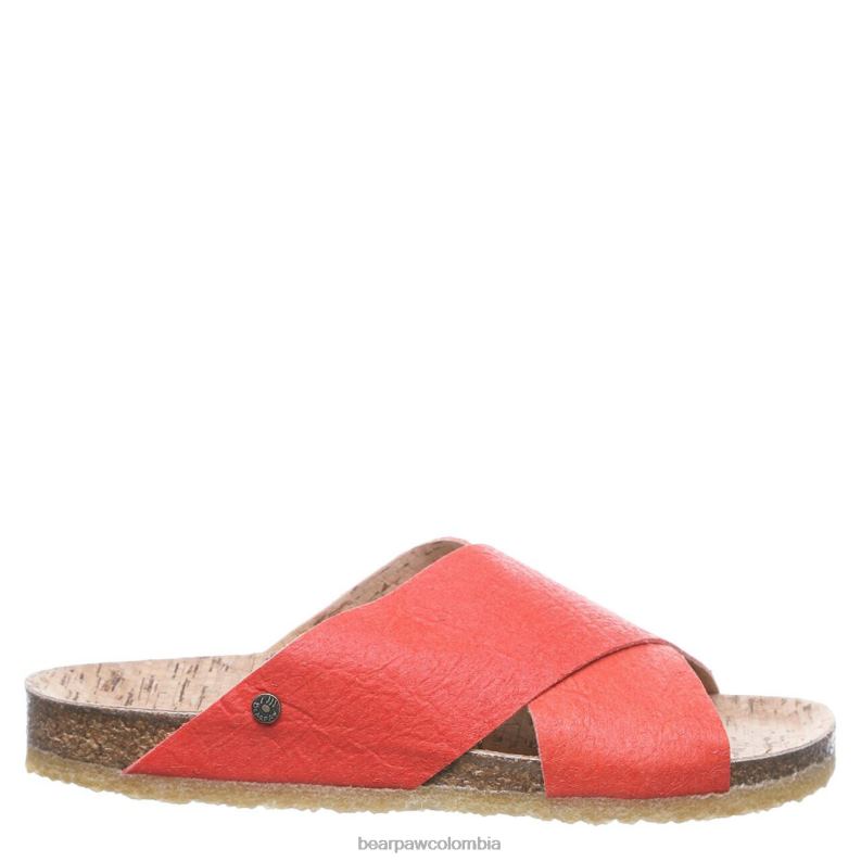 BEARPAW 8B2H503 sandalias pimenton mujer piña