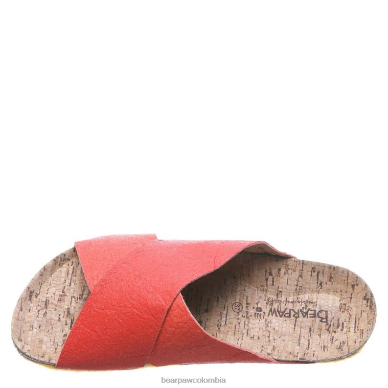 BEARPAW 8B2H503 sandalias pimenton mujer piña