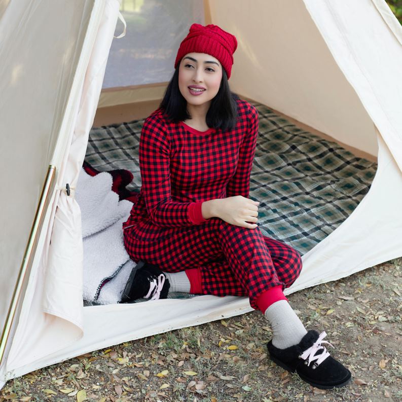 BEARPAW 8B2H261 zapatillas negro mujer cedro