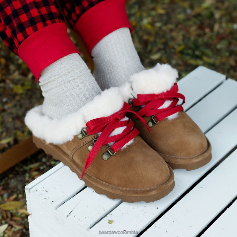 BEARPAW 8B2H262 zapatillas nuez dura mujer cedro