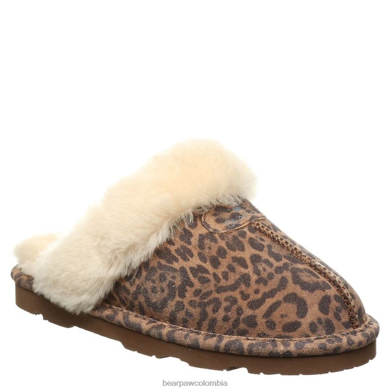 BEARPAW 8B2H275 zapatillas leopardo mujer loki exótico