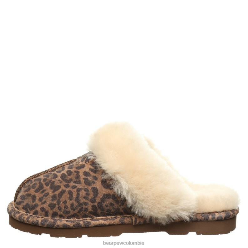 BEARPAW 8B2H275 zapatillas leopardo mujer loki exótico