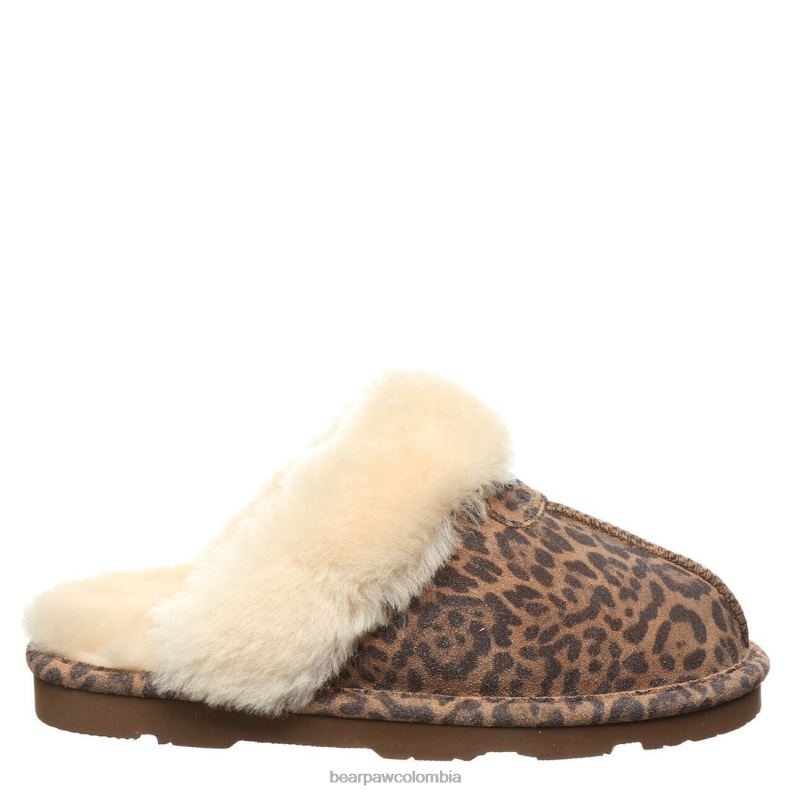 BEARPAW 8B2H275 zapatillas leopardo mujer loki exótico