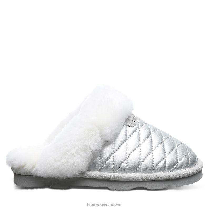 BEARPAW 8B2H303 zapatillas plata mujer effie