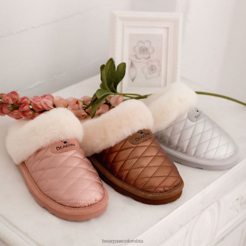 BEARPAW 8B2H303 zapatillas plata mujer effie