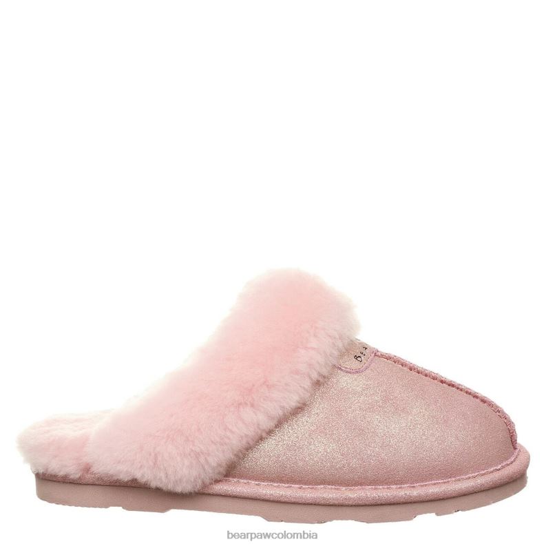 BEARPAW 8B2H315 zapatillas brillo rosa mujer loki exótico