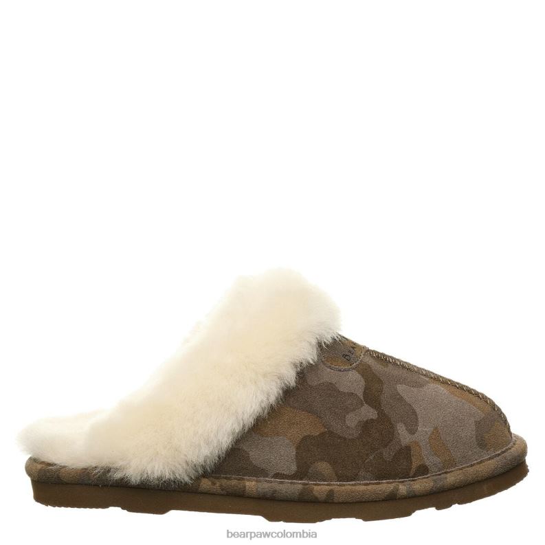 BEARPAW 8B2H316 zapatillas camuflaje terrestre mujer loki exótico