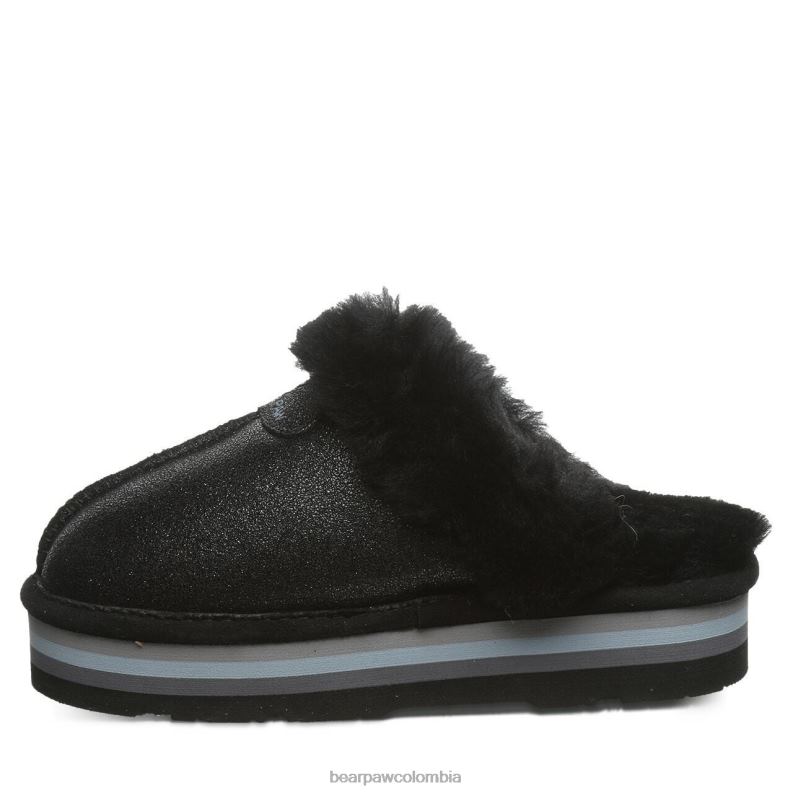 BEARPAW 8B2H320 zapatillas caviar negro mujer retro loki