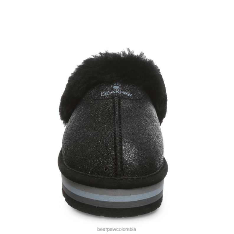 BEARPAW 8B2H320 zapatillas caviar negro mujer retro loki