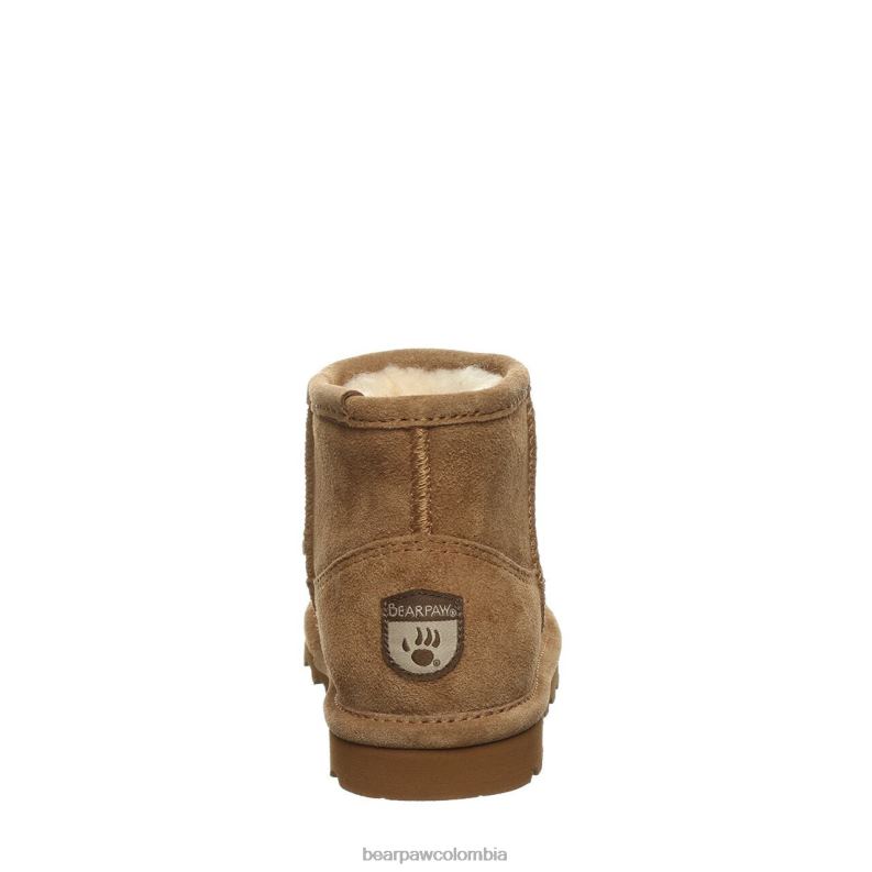 BEARPAW 8B2H566 botas nuez dura niños juventud alyssa