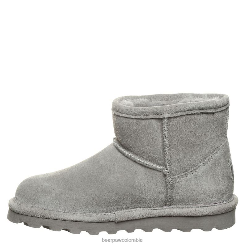 BEARPAW 8B2H567 botas niebla gris niños juventud alyssa