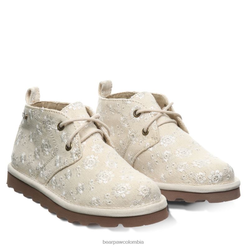 BEARPAW 8B2H569 botas hueso niños juventud skye