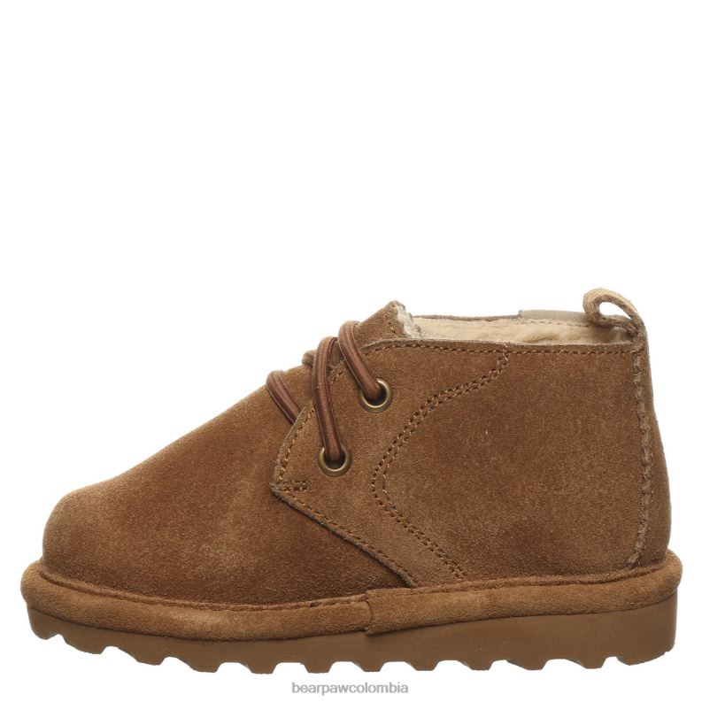 BEARPAW 8B2H575 botas nuez dura niños niño skye