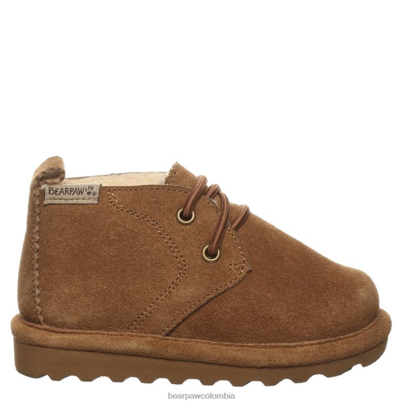 BEARPAW 8B2H575 botas nuez dura niños niño skye