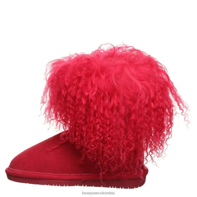 BEARPAW 8B2H578 botas rosa electrico niños abucheo juventud