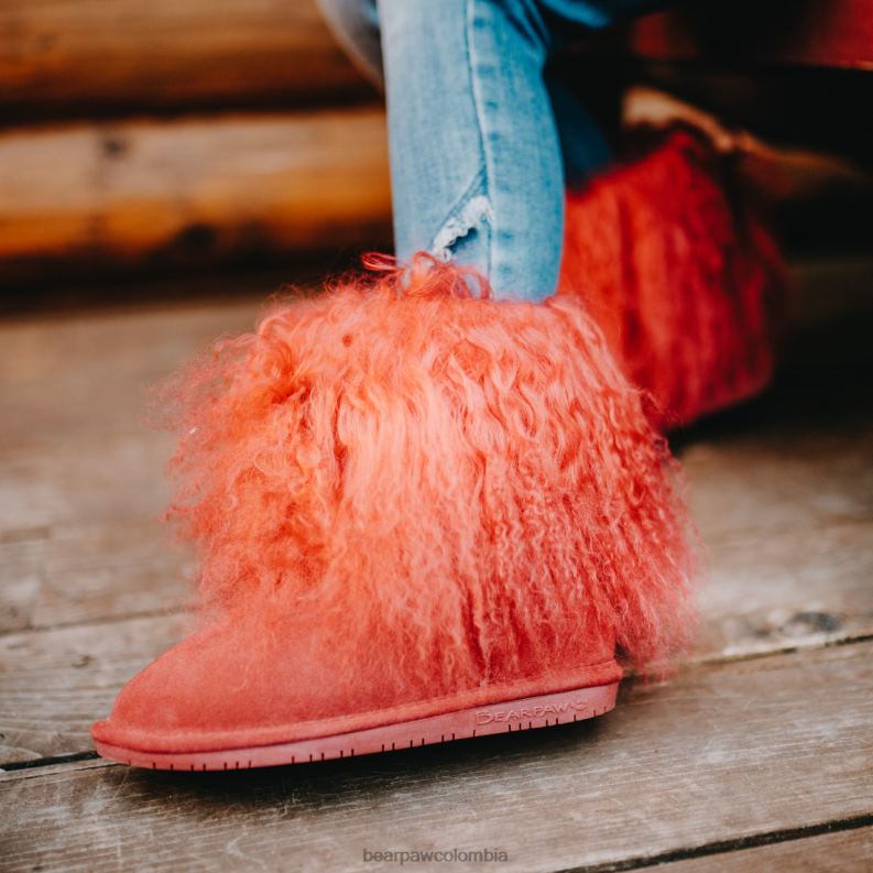 BEARPAW 8B2H580 botas rojo niños abucheo juventud