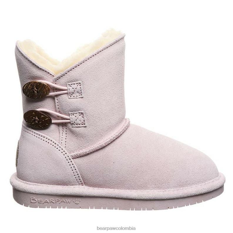 BEARPAW 8B2H581 botas Rosa palido niños juventud rosalina