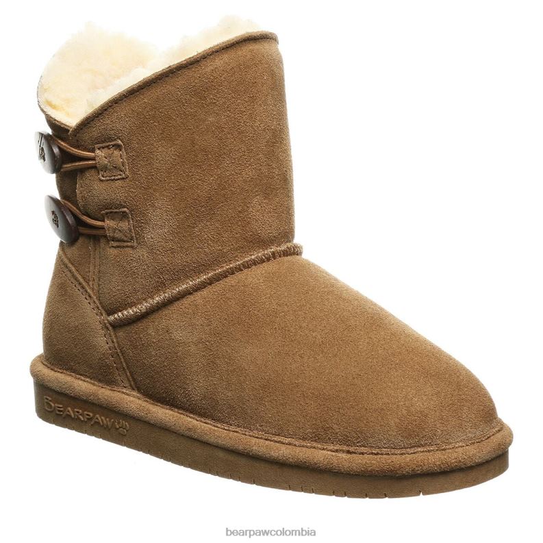 BEARPAW 8B2H582 botas nuez dura niños juventud rosalina