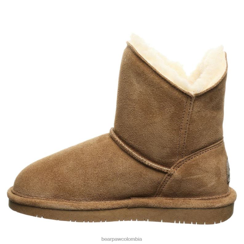 BEARPAW 8B2H582 botas nuez dura niños juventud rosalina